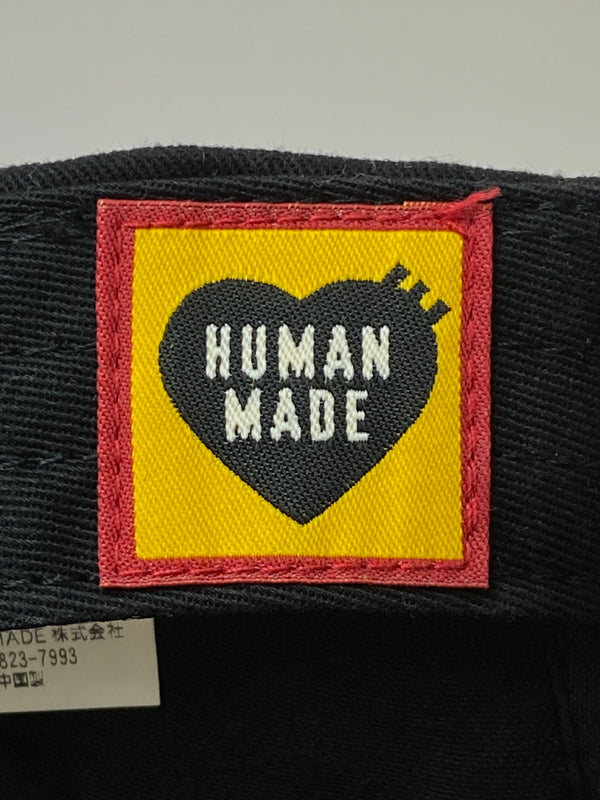 【中古品】【メンズ】 HUMAN MADE ヒューマンメイド HM29GD100 STORES EXCLUSIVE 6PANEL TWILL CAP HARAJUKU キャップ 帽子 185-260729-AS-33-min カラー：ブラック 万代Net店