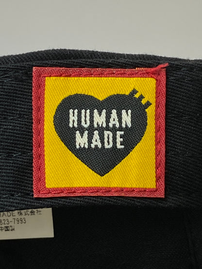 【中古品】【メンズ】 HUMAN MADE ヒューマンメイド HM29GD100 STORES EXCLUSIVE 6PANEL TWILL CAP HARAJUKU キャップ 帽子 185-260729-AS-33-min カラー：ブラック 万代Net店