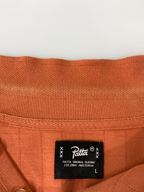 【中古品】【メンズ】 PATTA パタ L/S SHIRT ロングスリーブ シャツ メンズ トップス 長袖シャツ 142-260723-em-31-min サイズ：L カラー：オレンジ系 万代Net店