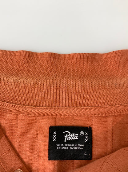 【中古品】【メンズ】 PATTA パタ L/S SHIRT ロングスリーブ シャツ メンズ トップス 長袖シャツ 142-260723-em-31-min サイズ：L カラー：オレンジ系 万代Net店