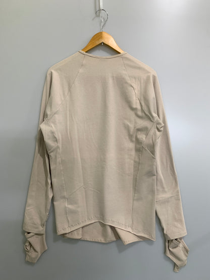 【中古品】【メンズ】 NIKE LAB A.A.E ナイキ アドバンスト アパレル エクスプロレーション TECHNICAL LONG SLEEVE テクニカル ロング スリーブ メンズ 長袖 トップス 148-260723-em-38-min サイズ：M カラー：ベージュ 万代Net店