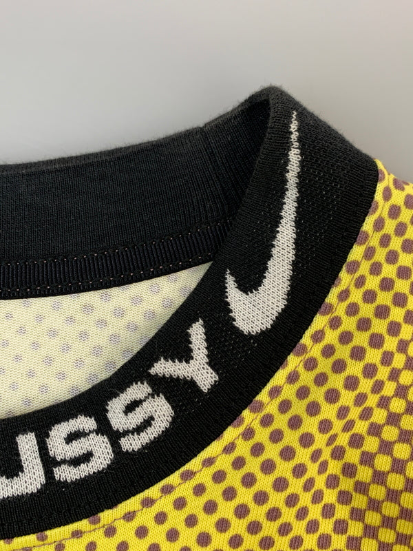 【中古品】【メンズ】 NIKE×STUSSY ナイキ ステューシー GRADATION L S CUT AND SEW グラデーション ロングスリーブ カットソー 長袖 Tシャツ 142-260724-hu-09-min サイズ：S カラー：レッド/イエロー/パープル 万代Net店