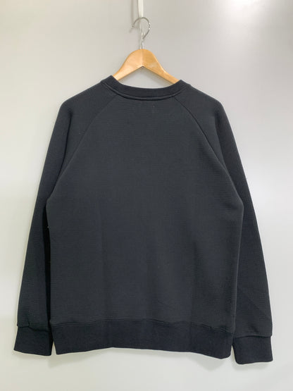 【中古品】【メンズ】 WIND AND SEAウィンダンシー L/S SWEAT SHIRT WDS-O-FAL-24-Q1-JER-02 長袖 スウェット シャツ メンズ トップス 142-260723-em-36-min サイズ：M カラー：ブラック 万代Net店