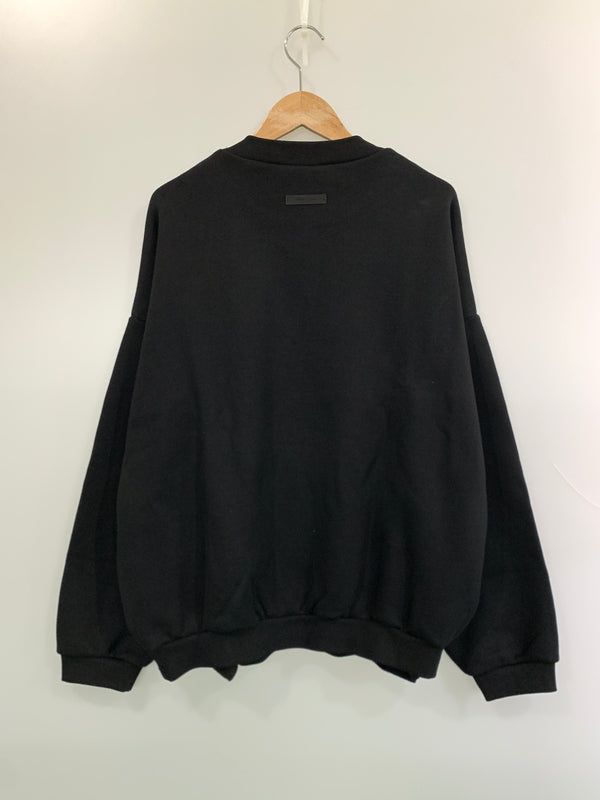 【中古品】【メンズ】 FEAR OF GOD フィア オブ ゴッド ESSENTIALS SWEATSHIRT エッセンシャルズ スウェットシャツ トップス 長袖 トレーナー 142-260724-hu-02-min サイズ：M カラー：ブラック 万代Net店