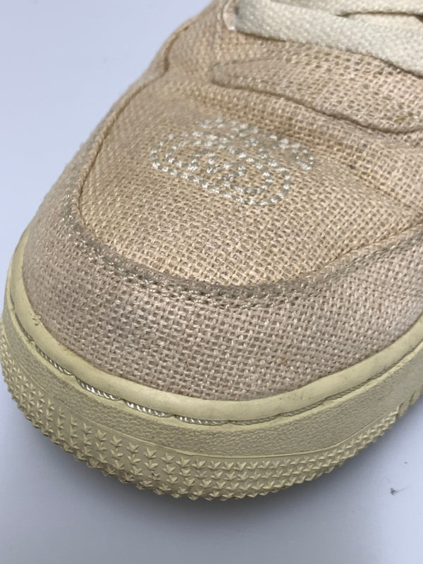 【中古品】【メンズ】 STUSSY ステューシー × NIKE ナイキ AIR FORCE 1 MID DJ7841-200 エアフォース1 ミッド メンズ スニーカー 靴 シューズ 160-260723-em-12-min サイズ：27.0cm カラー：FOSSIL STONE 万代Net店