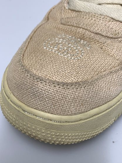 【中古品】【メンズ】 STUSSY ステューシー × NIKE ナイキ AIR FORCE 1 MID DJ7841-200 エアフォース1 ミッド メンズ スニーカー 靴 シューズ 160-260723-em-12-min サイズ：27.0cm カラー：FOSSIL STONE 万代Net店