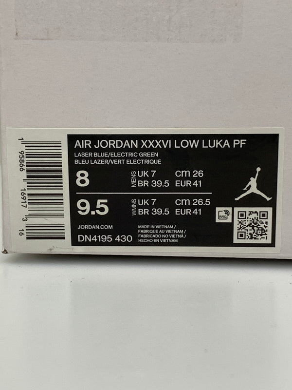 【中古品】【メンズ】 NIKE ナイキ AIR JORDAN 36 LOW LUKA DN4195-430 エアジョーダン 36 ロー ルカ メンズ スニーカー 靴 シューズ 160-260723-em-11-min サイズ：26.0cm カラー：BLUE 万代Net店