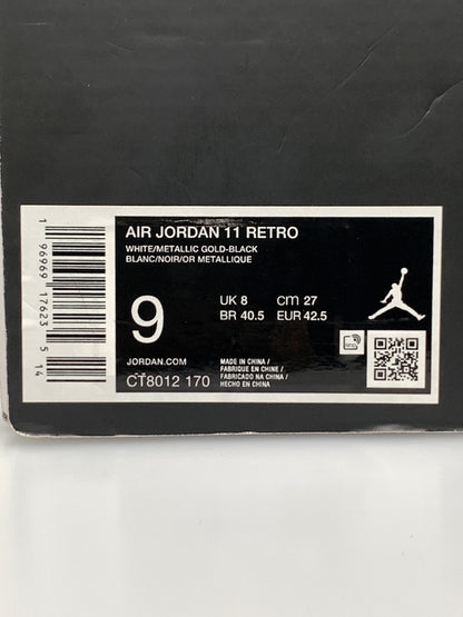 【中古品】【メンズ】 NIKE AIR JORDAN 11 RETRO GRATITUDE CT8012‐170 エアジョーダン11 レトロ グラティテュード スニーカー メンズ 靴 シューズ 160-260723-em-08-min サイズ：27.0cm カラー：ホワイト/ブラック 万代Net店