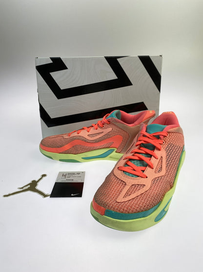 【中古品】【メンズ】 NIKE ナイキ GS JORDAN TATUM 1 DX5359-600 ジョーダン 靴 シューズ スニーカー 166-260730-hu-01-min サイズ：24.5cm US6.5Y カラー：ROSE PALE/VOLT DISCRET 万代Net店