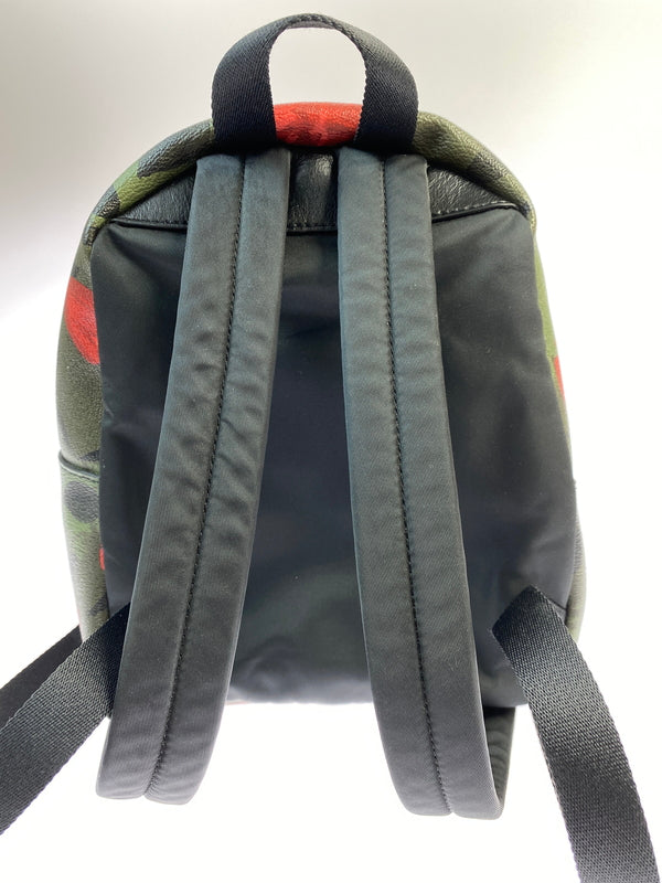 【中古品】【レディース】 COACH COACH F25869 カモ ローズ ミニ チャーリー バックパック ミニリュック カバン 188-260723-jt-17-min カラー：グリーン系 万代Net店