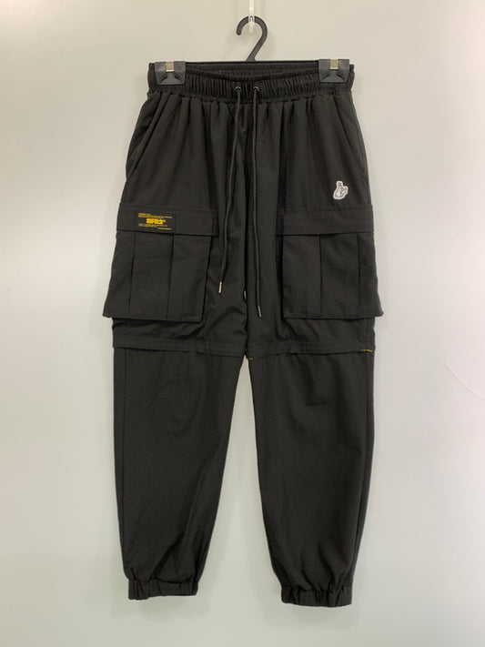 【中古品】【メンズ】 FR2 エフアールツー CARGO PANTS カーゴパンツ ボトムス 153-260724-hu-03-min サイズ：M カラー：ブラック 万代Net店
