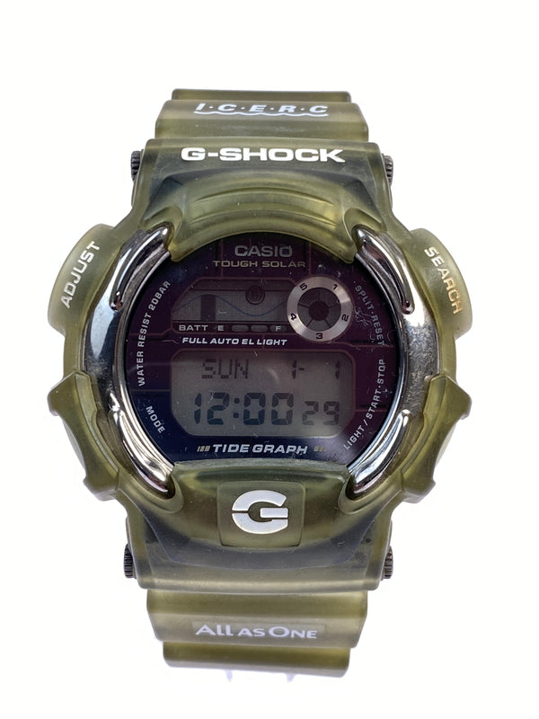 【現状渡し品】【メンズ】 G-SHOCK ジーショック TIDE GRAPH SOLAR WATCH タイド グラフ ソーラー ウォッチ 腕時計 時計 196-260723-jt-09-min カラー：モスグリーン 万代Net店
