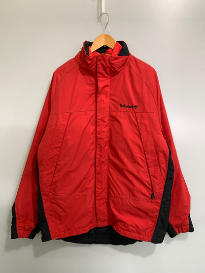 【中古品】【メンズ】 TINBERLAND WEATHERGER ティンバーランド ウェザーギア ダウンジャケット メンズ アウター アウトドア 146-260723-em-48-min サイズ：M カラー：レッド 万代Net店