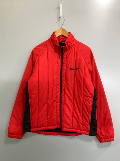 【中古品】【メンズ】 TINBERLAND WEATHERGER ティンバーランド ウェザーギア ダウンジャケット メンズ アウター アウトドア 146-260723-em-48-min サイズ：M カラー：レッド 万代Net店