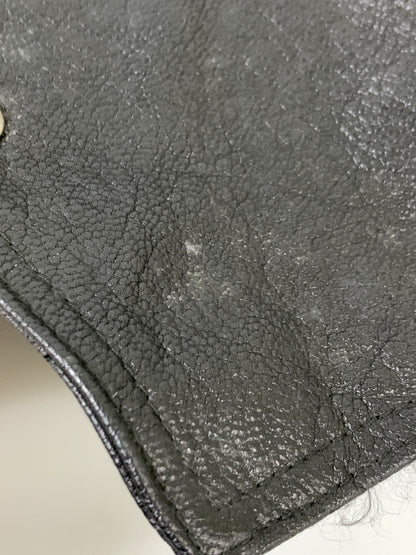 【中古品】【メンズ】 WILSONS ウィルソンズ THE LEATHER EXPERTS LEATHER VEST ザ レザー エキスパート レザー ベスト メンズ トップス 146-260723-em-28-min サイズ：XL カラー：ブラック 万代Net店