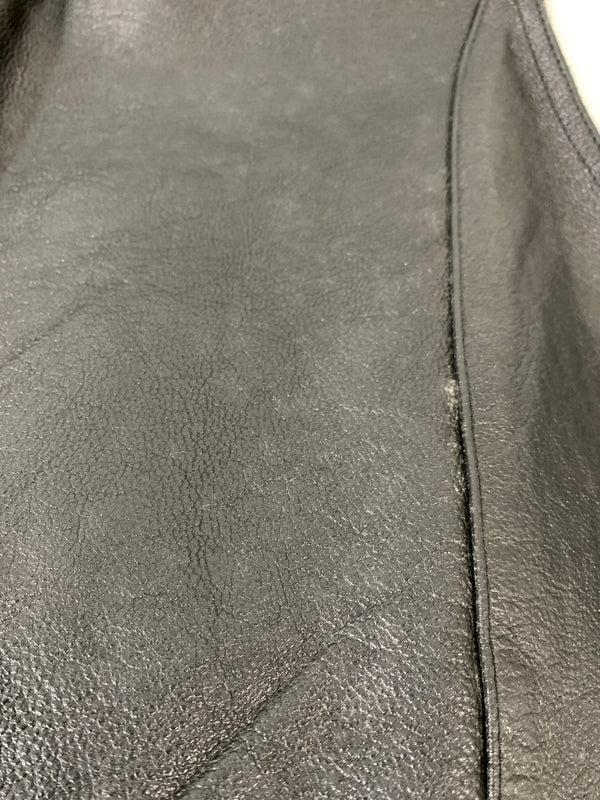 【中古品】【メンズ】 WILSONS ウィルソンズ THE LEATHER EXPERTS LEATHER VEST ザ レザー エキスパート レザー ベスト メンズ トップス 146-260723-em-28-min サイズ：XL カラー：ブラック 万代Net店