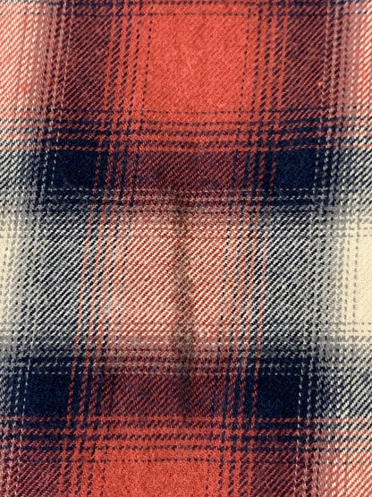 【中古品】【メンズ】 RAGS MCGREGOR ラグス マックレガー OMBRE CHECK SHIRT オンブレ チェック シャツ 211176605 ロングスリーブ 長袖 シャツ 145-260728-hu-07-min サイズ：M カラー：レッド/ネイビー（チェック柄） 万代Net店