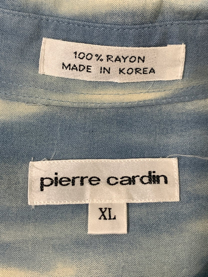 【中古品】【メンズ】 PIERRE CARDIN ピエールカルダン RAYON SS ALOHA SHIRT 韓国製 レーヨン ショートスリーブ アロハシャツ 半袖シャツ メンズ トップス 146-260723-em-29-min サイズ：XL カラー：ブルー系 万代Net店