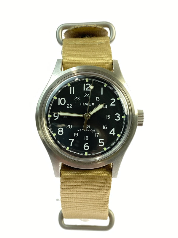 【中古品】【メンズ】 TIMEX タイメックス TW2Y12000 MK1 メカニカル キャンパー 腕時計 時計 197-260723-jt-15-min カラー：シルバー/ベージュ 万代Net店