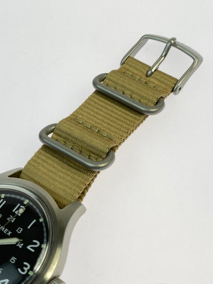 【中古品】【メンズ】 TIMEX タイメックス TW2Y12000 MK1 メカニカル キャンパー 腕時計 時計 197-260723-jt-15-min カラー：シルバー/ベージュ 万代Net店