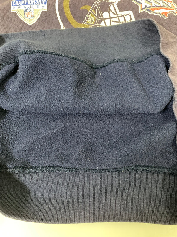 【現状渡し品】【メンズ】 REEBOK リーボック NFL CHAMPION LS SWEAT SHIRT チャンピオン ロングスリーブ スウェットシャツ メンズ トップス 長袖 トレーナー 146-260723-em-25-min カラー：ダークパープル 万代Net店