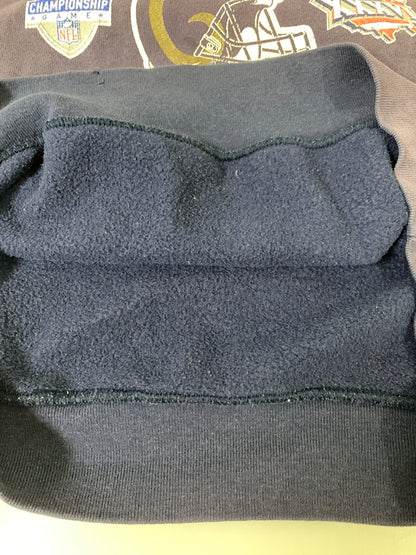 【現状渡し品】【メンズ】 REEBOK リーボック NFL CHAMPION LS SWEAT SHIRT チャンピオン ロングスリーブ スウェットシャツ メンズ トップス 長袖 トレーナー 146-260723-em-25-min カラー：ダークパープル 万代Net店
