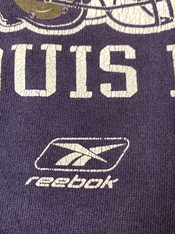 【現状渡し品】【メンズ】 REEBOK リーボック NFL CHAMPION LS SWEAT SHIRT チャンピオン ロングスリーブ スウェットシャツ メンズ トップス 長袖 トレーナー 146-260723-em-25-min カラー：ダークパープル 万代Net店