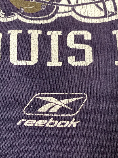 【現状渡し品】【メンズ】 REEBOK リーボック NFL CHAMPION LS SWEAT SHIRT チャンピオン ロングスリーブ スウェットシャツ メンズ トップス 長袖 トレーナー 146-260723-em-25-min カラー：ダークパープル 万代Net店