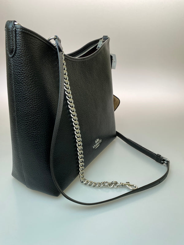 【中古品】【レディース】 COACH コーチ CB193 ローレル ラージ ショルダー バッグ・ミラー チャーム アンド ポーチ ショルダーバッグ カバン 180-260729-AS-64-min カラー：ブラック 万代Net店