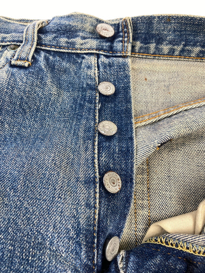 【現状渡し品】【メンズ】 LEVI'S リーバイス 70'S 66前期 501 DENIM PANTS デニムパンツ ボトムス 157-260727-jt-08-min サイズ：サイズ不明 下記参照サイズ不明 カラー：インディゴ 万代Net店