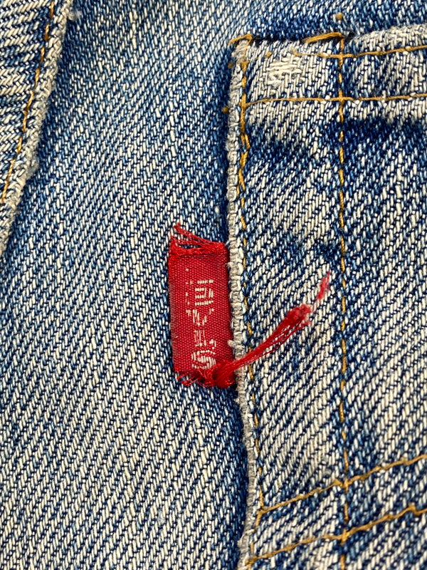 【現状渡し品】【メンズ】 LEVI'S リーバイス 70'S 66前期 501 DENIM PANTS デニムパンツ ボトムス 157-260727-jt-08-min サイズ：サイズ不明 下記参照サイズ不明 カラー：インディゴ 万代Net店