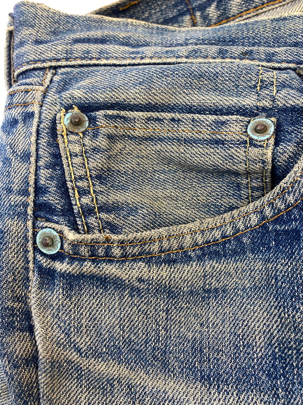 【現状渡し品】【メンズ】 LEVI'S リーバイス 70'S 66前期 501 DENIM PANTS デニムパンツ ボトムス 157-260727-jt-08-min サイズ：サイズ不明 下記参照サイズ不明 カラー：インディゴ 万代Net店