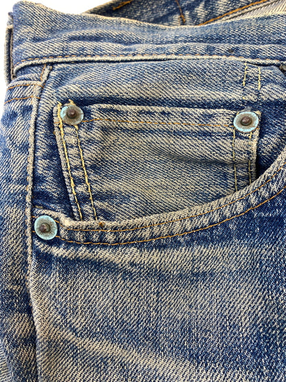 【現状渡し品】【メンズ】 LEVI'S リーバイス 70'S 66前期 501 DENIM PANTS デニムパンツ ボトムス 157-260727-jt-08-min サイズ：サイズ不明 下記参照サイズ不明 カラー：インディゴ 万代Net店
