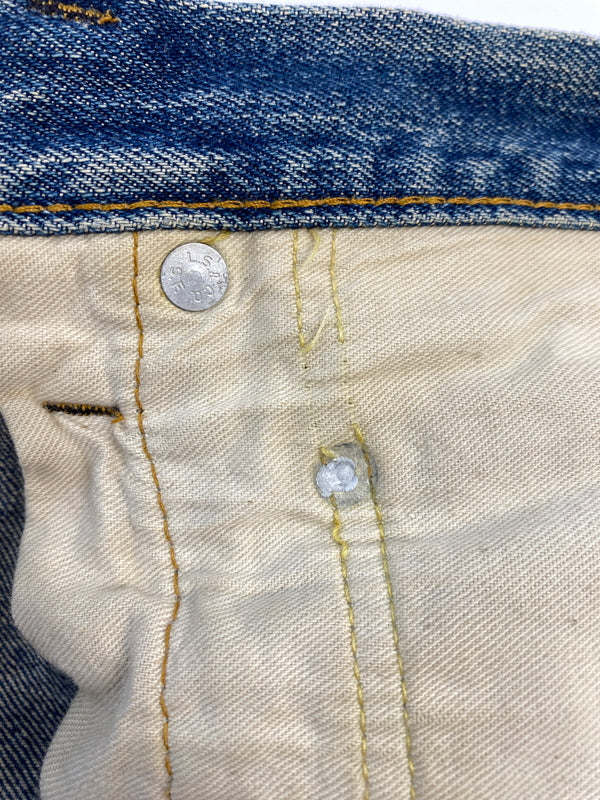 【現状渡し品】【メンズ】 LEVI'S リーバイス 70'S 66前期 501 DENIM PANTS デニムパンツ ボトムス 157-260727-jt-08-min サイズ：サイズ不明 下記参照サイズ不明 カラー：インディゴ 万代Net店
