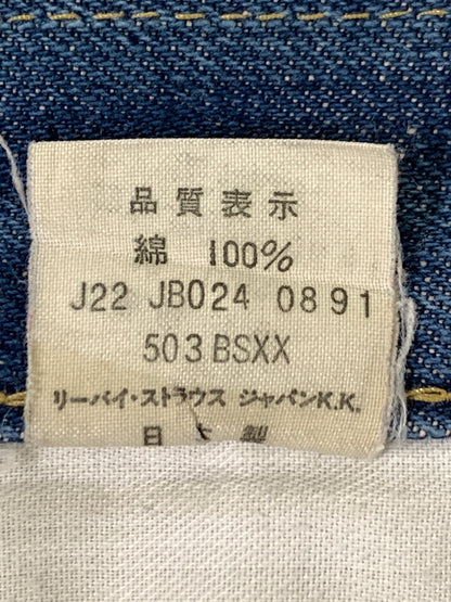 【中古品】【メンズ】 LEVI'S リーバイス 90'S DENIM PANTS 90年代 デニム パンツ 503BSXX ヴィンテージ ボトムス ジーパン 157-260728-hu-13-min サイズ：W29L33（29インチ） カラー：ブルーインディゴ 万代Net店