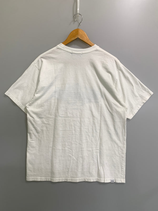 【中古品】【メンズ】 HYSTERIC GLAMOUR ヒステリック グラマー HYSTERIC SUN DIAMOND TEE ヒステリック サン ダイヤモンド ティー 02261CT32 ショートスリーブ 半袖 Tシャツ 140-260728-hu-26-min サイズ：XL カラー：ホワイト 万代Net店
