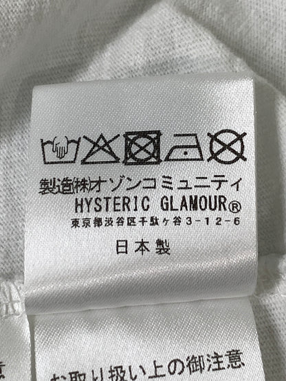 【中古品】【メンズ】 HYSTERIC GLAMOUR ヒステリック グラマー HYSTERIC SUN DIAMOND TEE ヒステリック サン ダイヤモンド ティー 02261CT32 ショートスリーブ 半袖 Tシャツ 140-260728-hu-26-min サイズ：XL カラー：ホワイト 万代Net店