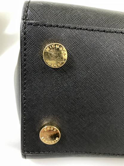 【中古品】【レディース】 MICHAEL KORS マイケルコース 2WAY SHOULDER BAG 35H8GLMS2L ２ウェイ ショルダーバッグ カバン 188-260804-yn-01-min カラー：ブラック 万代Net店