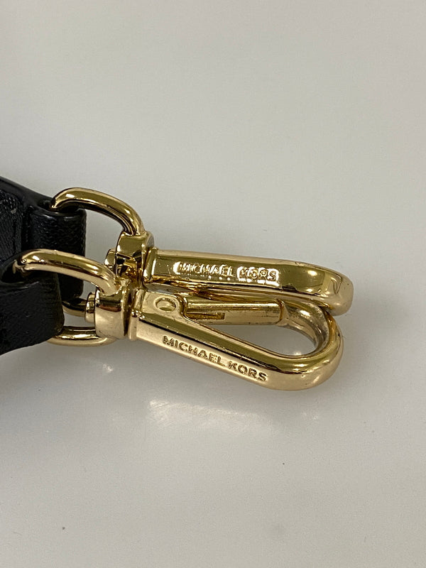 【中古品】【レディース】 MICHAEL KORS マイケルコース 2WAY SHOULDER BAG 35H8GLMS2L ２ウェイ ショルダーバッグ カバン 188-260804-yn-01-min カラー：ブラック 万代Net店