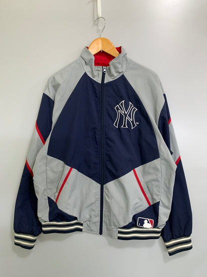 【中古品】【メンズ】 SUPREME シュプリーム NEW YORK YANKEES TRACK JACKET ニューヨーク ヤンキース トラック ジャケット ライトアウター 149-260728-hu-10-min サイズ：L カラー：ネイビー/グレー/レッド 万代Net店