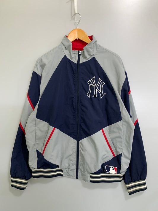 【中古品】【メンズ】 SUPREME シュプリーム NEW YORK YANKEES TRACK JACKET ニューヨーク ヤンキース トラック ジャケット ライトアウター 149-260728-hu-10-min サイズ：L カラー：ネイビー/グレー/レッド 万代Net店