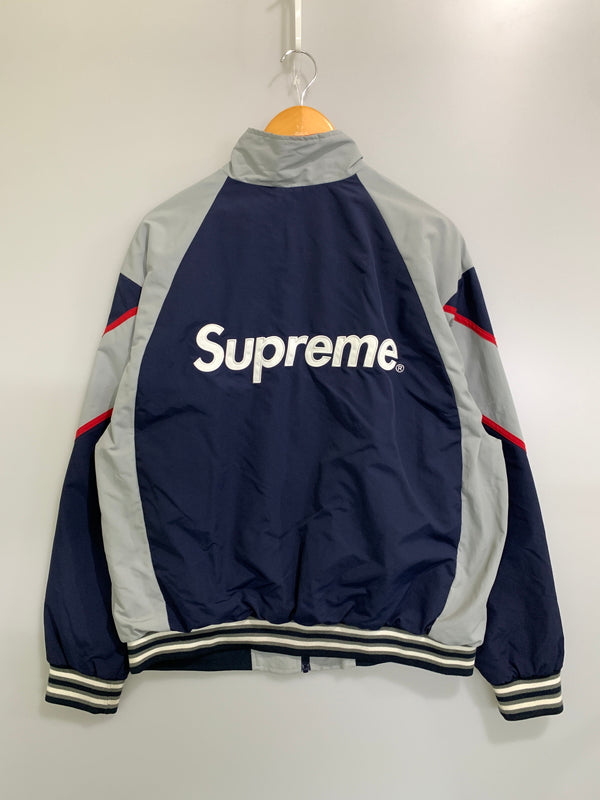 【中古品】【メンズ】 SUPREME シュプリーム NEW YORK YANKEES TRACK JACKET ニューヨーク ヤンキース トラック ジャケット ライトアウター 149-260728-hu-10-min サイズ：L カラー：ネイビー/グレー/レッド 万代Net店