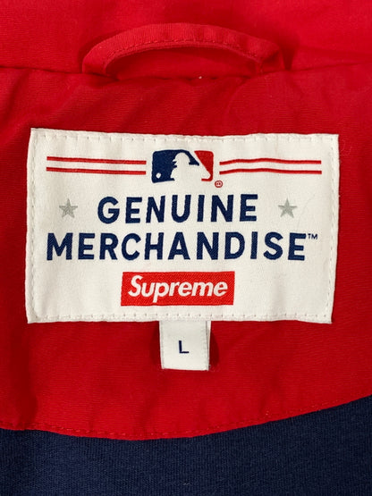 【中古品】【メンズ】 SUPREME シュプリーム NEW YORK YANKEES TRACK JACKET ニューヨーク ヤンキース トラック ジャケット ライトアウター 149-260728-hu-10-min サイズ：L カラー：ネイビー/グレー/レッド 万代Net店