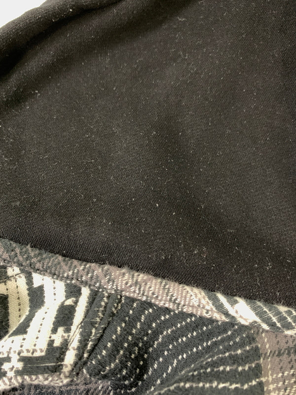 【中古品】【メンズ】 SUPREME シュプリーム HOODED SHADOW PLAID SHIRT フーデッド シャドウ プレイド シャツ トップス 長袖 ロングスリーブ 149-260728-hu-11-min サイズ：L カラー：グレー/ブラック/ホワイト（チェック柄） 万代Net店