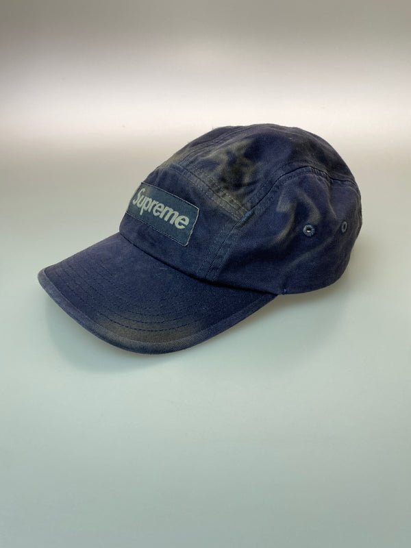 【中古品】 SUPREME シュプリーム OVERDYED CAMP CAP NAVY オーバーダイ キャンプ キャップ ネイビー 帽子 185-260728-hu-34-min サイズ：なし カラー：ネイビー 万代Net店