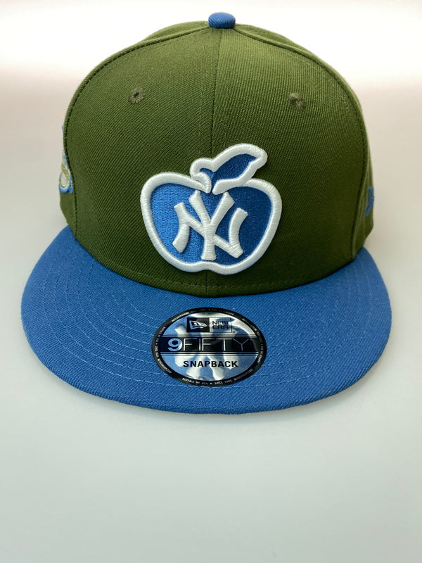 【中古品】 NEW ERA ニューエラ 9FIFTY NEW YORK YANKEES BIG APPLE LOGO CAP ナインフィフティー ニューヨーク ヤンキース ビッグアップル ロゴ キャップ 帽子 185-260728-hu-35-min 万代Net店