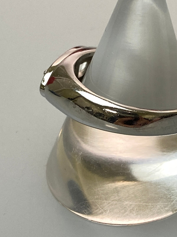 【中古品】【メンズ】 DIESEL ディーゼル D LOGO RING リング 指輪 アクセサリー 193-260729-AS-42-min カラー：シルバー 万代Net店