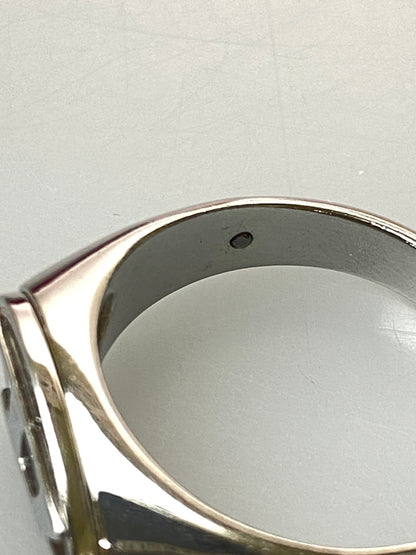 【中古品】【メンズ】 DIESEL ディーゼル D LOGO RING リング 指輪 アクセサリー 193-260729-AS-42-min カラー：シルバー 万代Net店