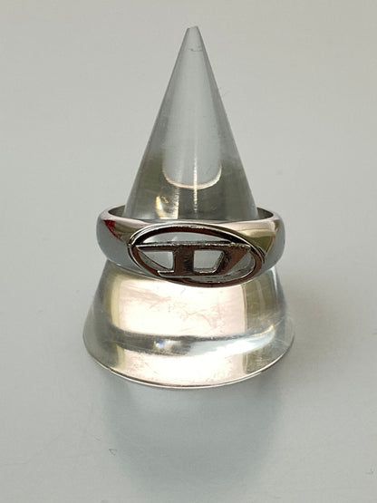【中古品】【メンズ】 DIESEL ディーゼル D LOGO RING リング 指輪 アクセサリー 193-260729-AS-42-min カラー：シルバー 万代Net店