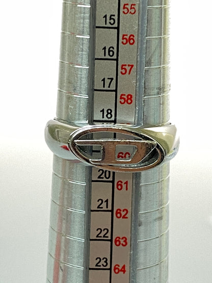 【中古品】【メンズ】 DIESEL ディーゼル D LOGO RING リング 指輪 アクセサリー 193-260729-AS-42-min カラー：シルバー 万代Net店